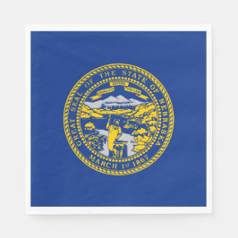 ネブラスカ州旗 スタンダードランチョンナプキン