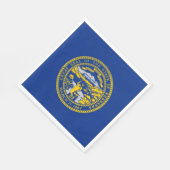 ネブラスカ州旗 スタンダードランチョンナプキン (角)