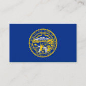 ネブラスカ州旗、ネブラスカ州旗 名刺 (正面)