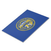 ネブラスカ州旗 ノートパッド (アングル)