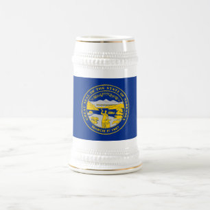 ネブラスカ州旗 ビールジョッキ