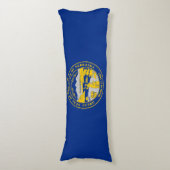 ネブラスカ州旗 ボディピロー (正面縦)