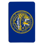 ネブラスカ州旗 マグネット (縦)