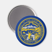 ネブラスカ州旗 マグネット (正面/裏面)