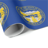 ネブラスカ州旗 ラッピングペーパー (ロールコーナー)