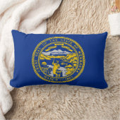 ネブラスカ州旗 ランバークッション (ブランケット)