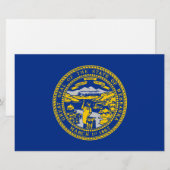 ネブラスカ州旗 便箋 (正面/裏面)