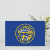 ネブラスカ州旗 便箋 (スタンド正面)