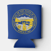 ネブラスカ州旗 缶クーラー (裏面)