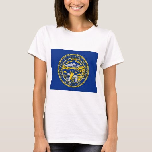 ネブラスカ州旗 Tシャツ (正面)