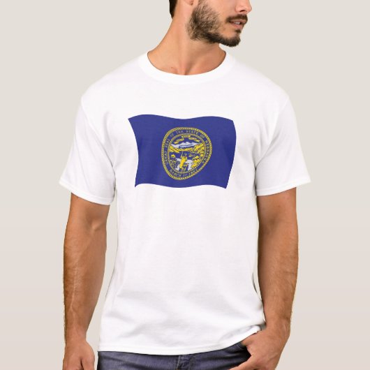 ネブラスカ州旗Tシャツ Tシャツ (正面)
