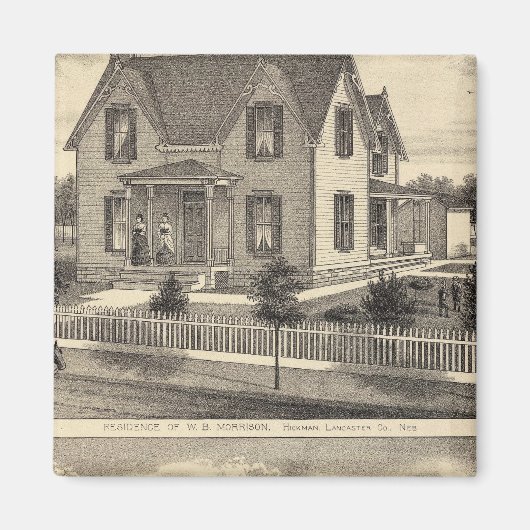 ネブラスカ州，モリソンとグリーナミール マグネット (正面)