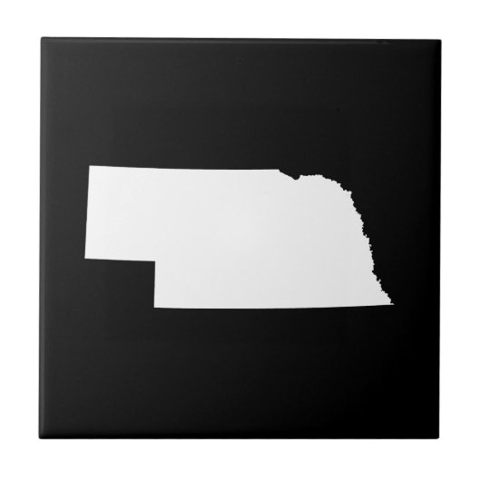 ネブラスカ州（白） タイル (正面)