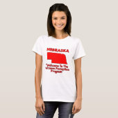 ネブラスカ州 - 証人保護プログラム Tシャツ (正面フル)