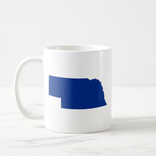 ネブラスカ州（青） コーヒーマグカップ
