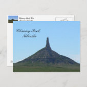 ネブラスカ州Chimney Rock ポストカード (正面/裏面)
