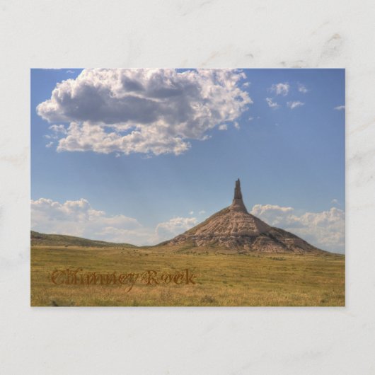ネブラスカ州Chimney Rock ポストカード (正面)