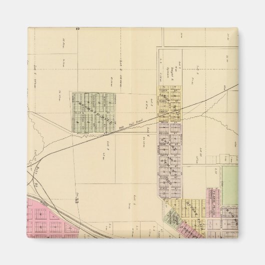 ネブラスカ州SWオマハ マグネット (正面)