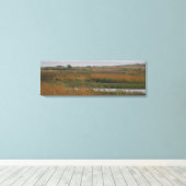 ネブラスカ砂丘 キャンバスプリント (インサイチュ (ウッドフロア))