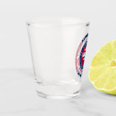 ネブラスカ第37星の愛国的なショットグラス ショットグラス (左)