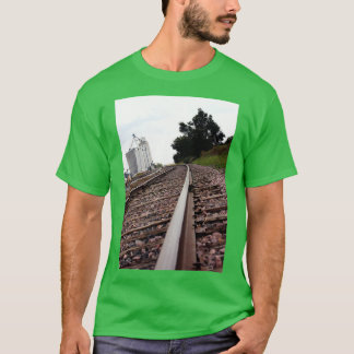 ネブラスカ鉄道線路Pt Tシャツ
