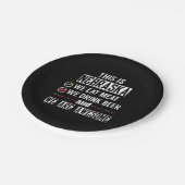 ネブラスカ食べミートドリンク素晴らしビール ペーパープレート (アングル)