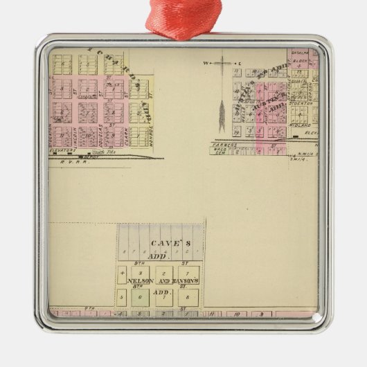 ネブラスカ·アルマ メタルオーナメント (正面)