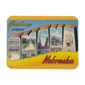 ネブラスカ、オマハ磁石 マグネット (横)