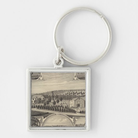 ネブラスカ·カタルパ キーホルダー (正面)