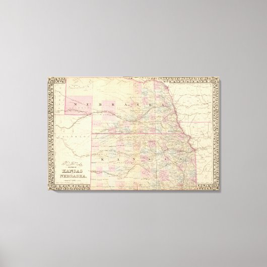 ネブラスカ・カンザス キャンバスプリント (正面)