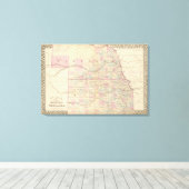 ネブラスカ・カンザス キャンバスプリント (インサイチュ (ウッドフロア))