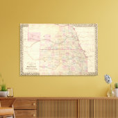 ネブラスカ・カンザス キャンバスプリント (インサイチュ (リビング))