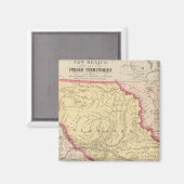 ネブラスカ、カンザス、ニューメキシコ マグネット (正面/裏面)