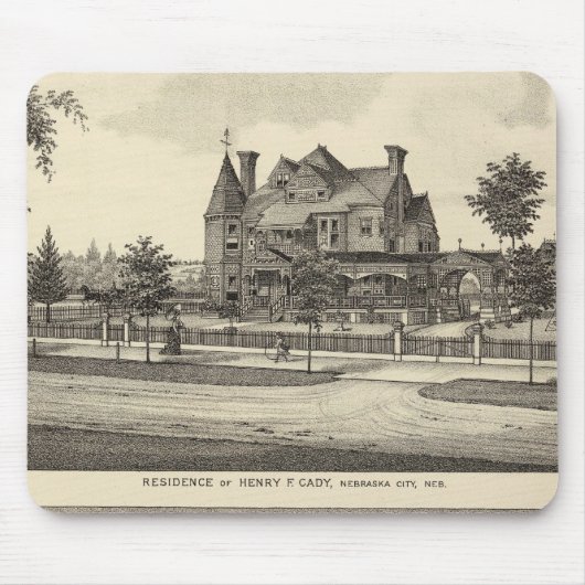 ネブラスカ·キャディとキルパトリック マウスパッド (正面)