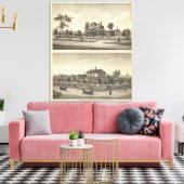 ネブラスカ・ケイディとキルパトリック キャンバスプリント (インサイチュ (リビング))