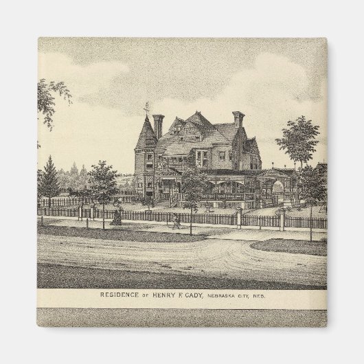 ネブラスカ・ケイディとキルパトリック マグネット (正面)