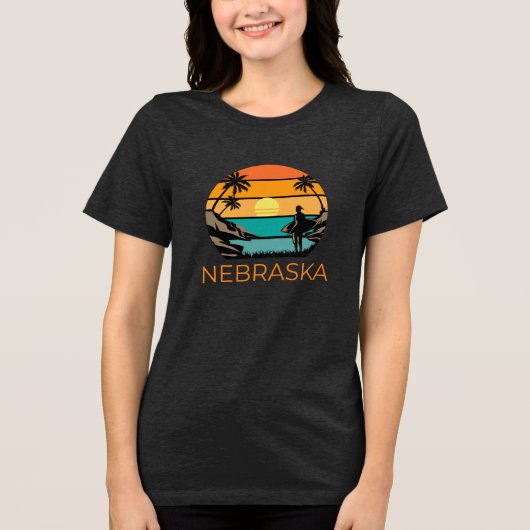 ネブラスカ: サーファーズパラダイス トライブレンドTシャツ (正面)