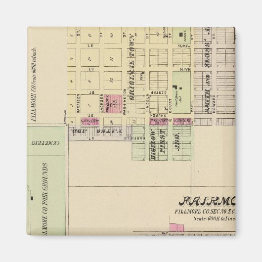 ネブラスカ・ジュネーブ マグネット (正面)