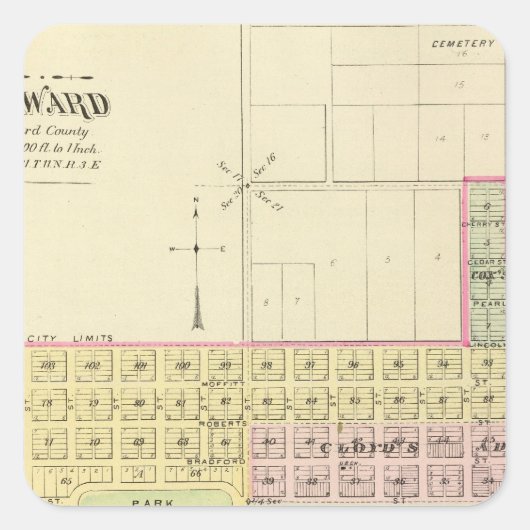 ネブラスカ・セワード スクエアシール (正面)