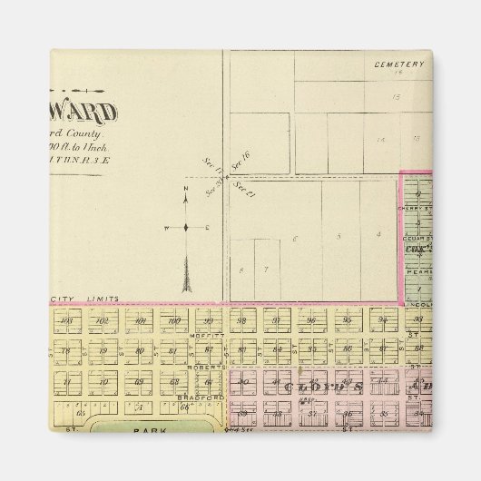 ネブラスカ・セワード マグネット (正面)