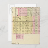 ネブラスカ，ダビッドシティ ポストカード (正面/裏面)