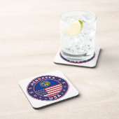 ネブラスカ、ネブラスカの電話ケース、ネブラスカのステッカー、 コースター (右側)