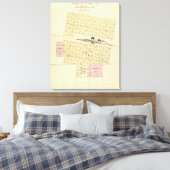 ネブラスカ・ノースプラット キャンバスプリント (インサイチュ (寝室))