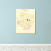 ネブラスカ・ノースプラット キャンバスプリント (インサイチュ (ウッドフロア))