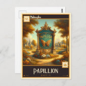 ネブラスカ・パピリオン |ヴィンテージ ポストカード (正面/裏面)