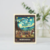 ネブラスカ |ビンセント・ヴァン・ゴッホインスパイア ポストカード (スタンド正面)