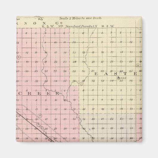 ネブラスカ・ピアース郡 マグネット (正面)