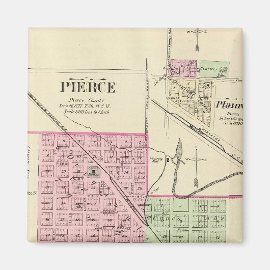 ネブラスカ・ピアース マグネット (正面)