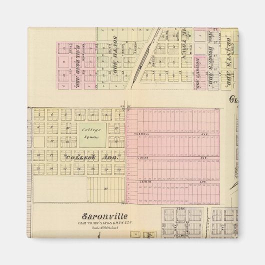 ネブラスカ・フェアフィールド マグネット (正面)