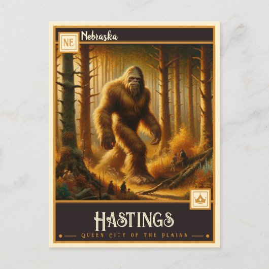ネブラスカ・ヘイスティングス |ヴィンテージ ポストカード (正面)